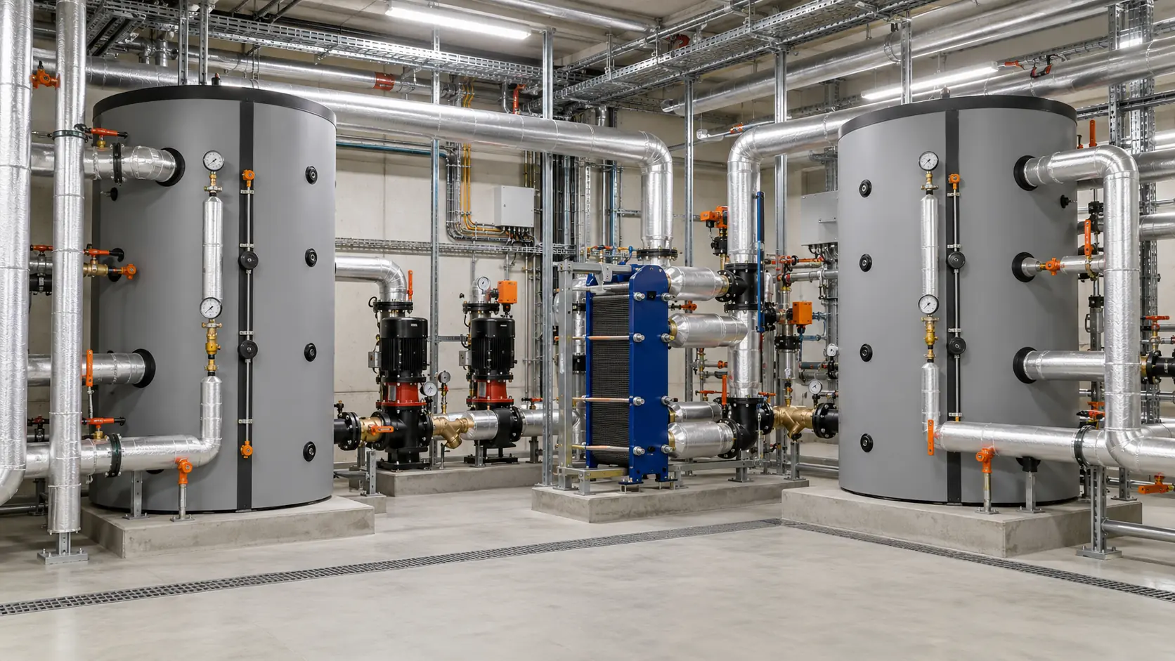 Hydraulik, der samler systemet